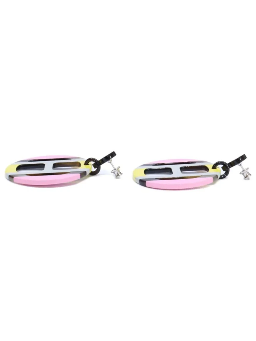 Hermes Equipe Earring Gray
